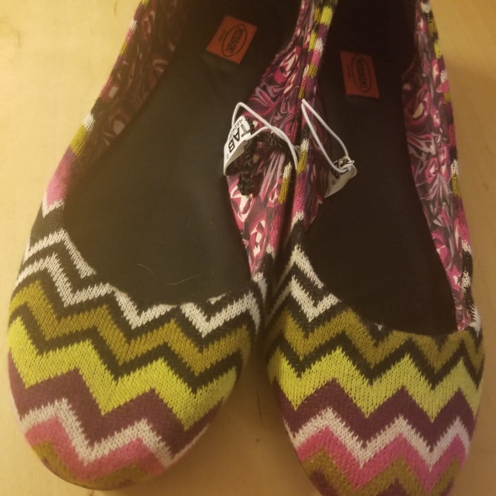 Missoni for Target Ballet Flats NWT